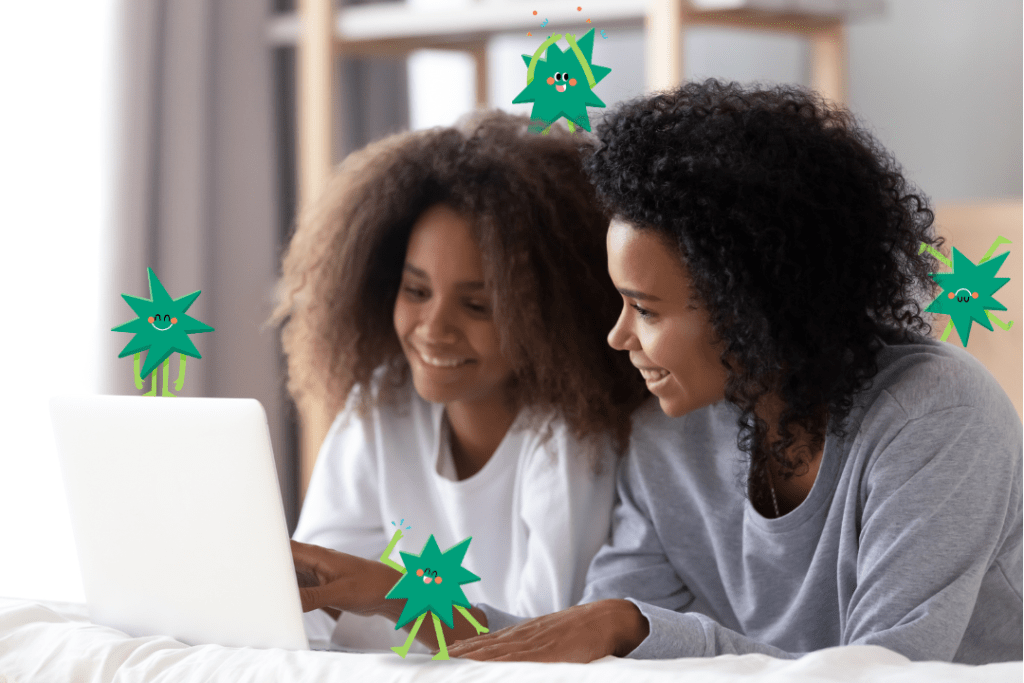 Caregivers using lucero