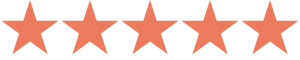 five orange stars