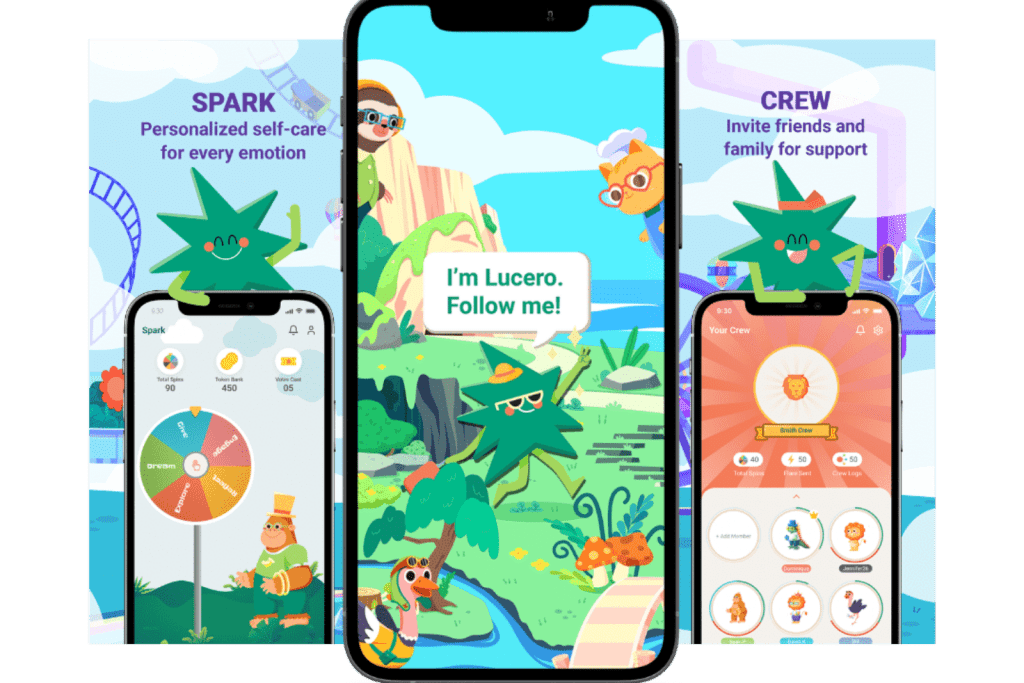 three phone mockup lucero spark crew