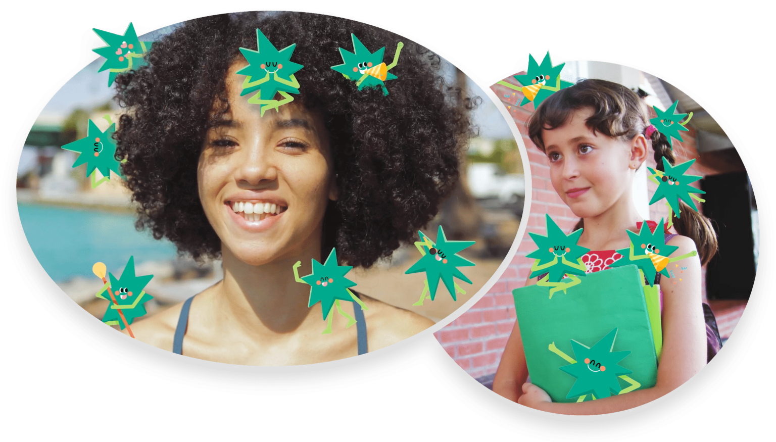 girls callout school happy